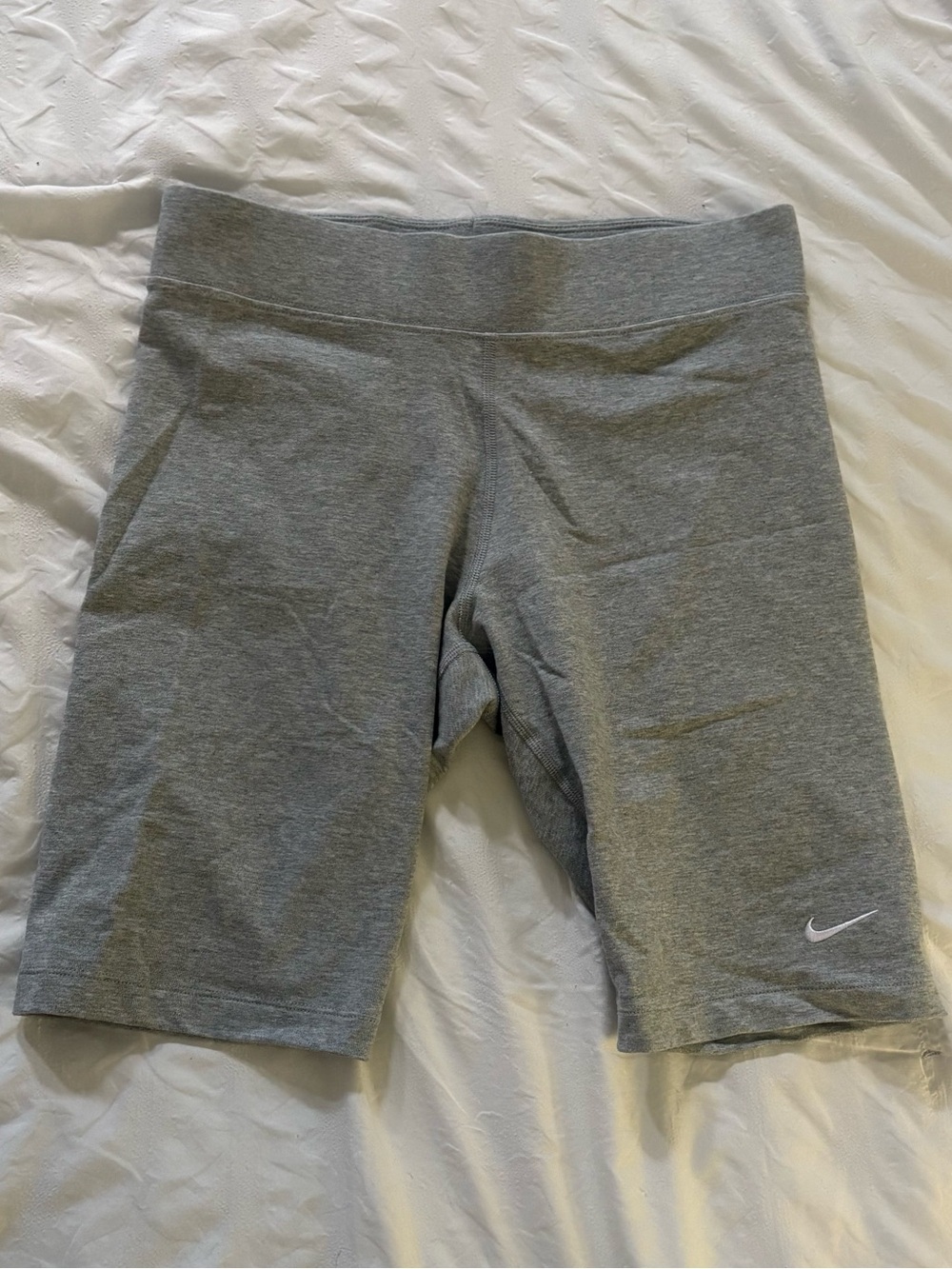 Nike Women's Heather Gray Performance Bike Shorts